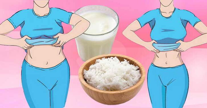 انقاص الوزن عند اتباع حمية الكفير والأرز